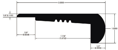 Stair Nose (273) Measures