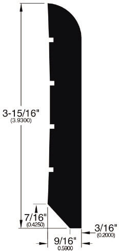 Wall Base (294) Measures