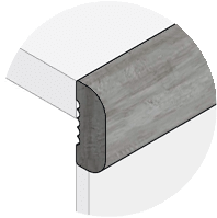 Powerhold LVT Countryside Square Nose 300 - Classic Gray| Powerhold LVT Trims Flyer