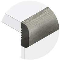 Powerhold LVT Natchez Adjustable Stair Nose 059 - Fossil Gray