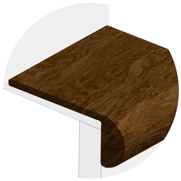 Powerhold LVT Countryside Stair Nose 298 - Amber