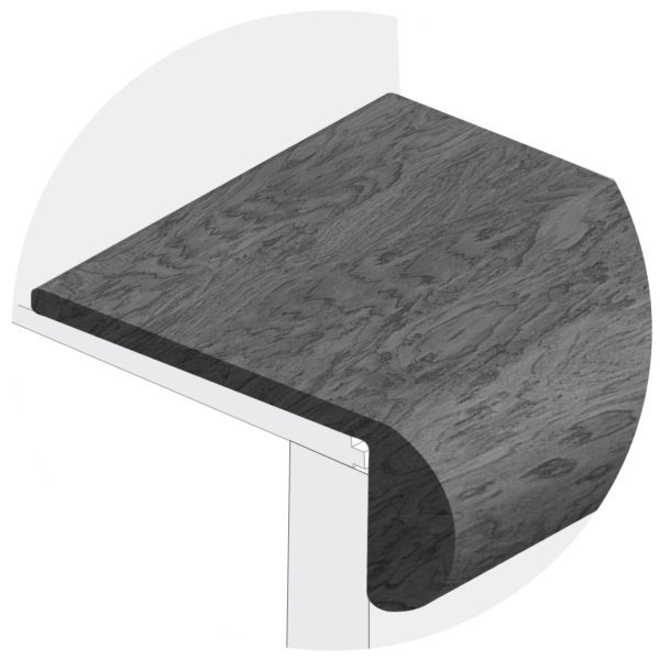 Powerhold LVT Countryside Stair Nose 298 - Azure
