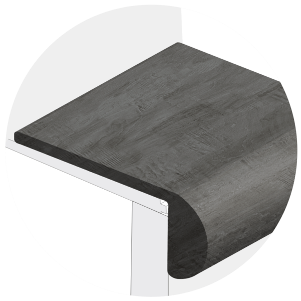Powerhold LVT Countryside Stair Nose 298 - Classic Gray