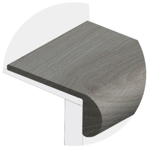 Powerhold LVT Countryside Stair Nose 298 - Espresso