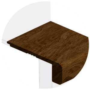 Powerhold LVT Countryside Stair Nose 340 - Amber