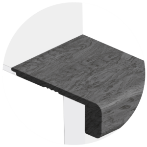 Powerhold LVT Countryside Stair Nose 340 - Azure