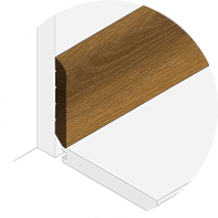 Powerhold LVT Natchez Wall Base 294 - Whinchester