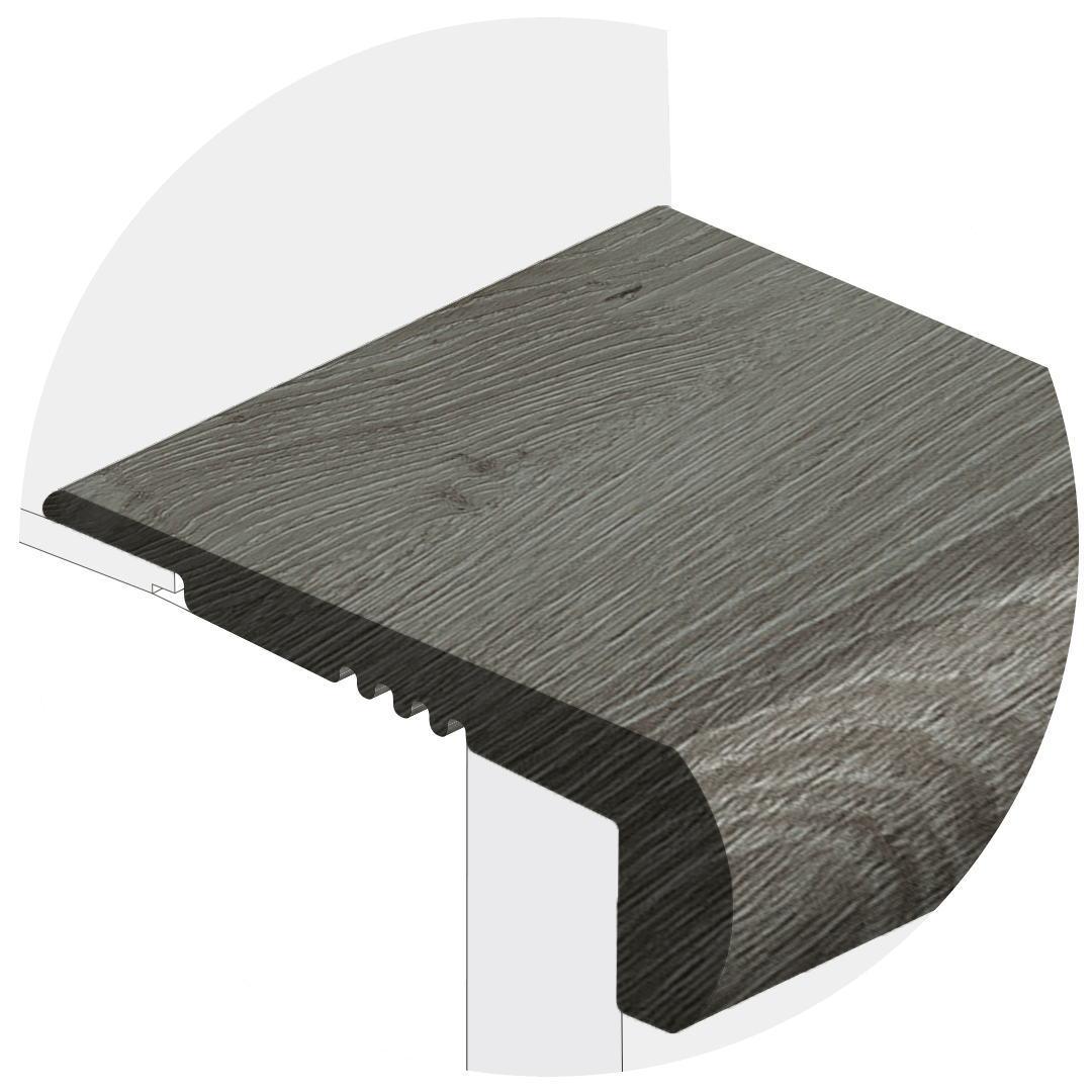 Powerhold LVT Natchez Stair Nose 273 - Ash