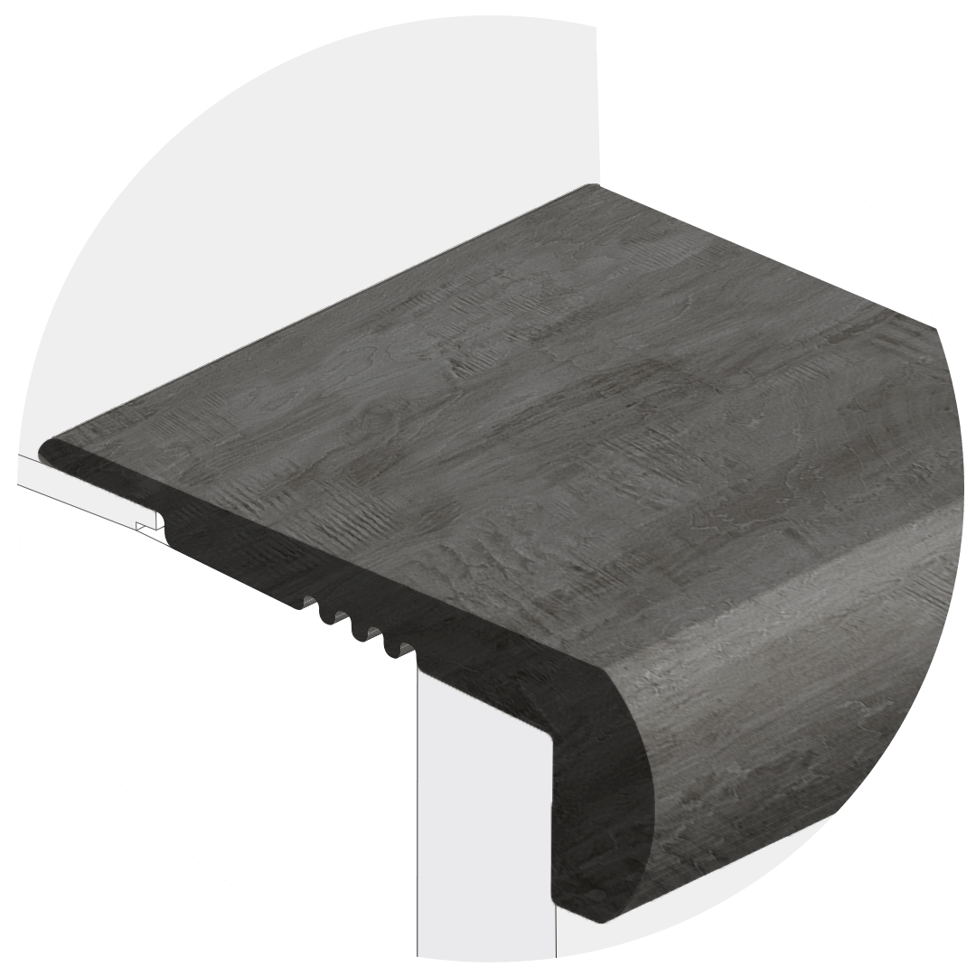 Powerhold LVT Countryside Square Nose 300 - Classic Gray