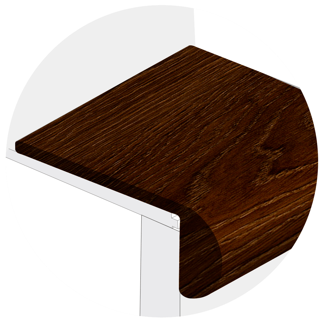 Powerhold LVT Natchez Stair Nose 298 - Arbor