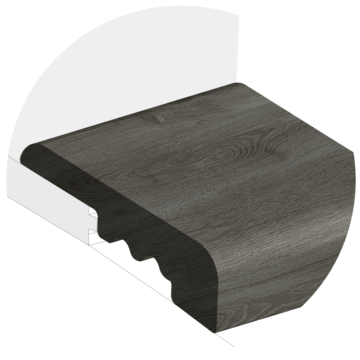 Powerhold LVT Natchez Square Nose 300 - Plantation