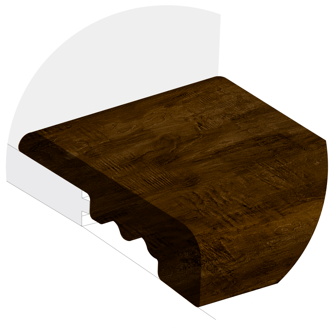 Powerhold LVT Countryside Square Nose 300 - Provincial