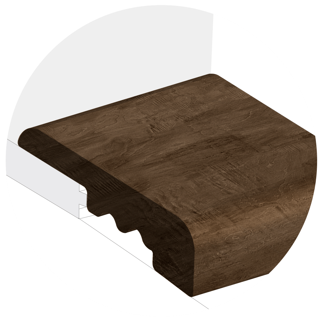 Powerhold LVT Countryside Square Nose 300 - Smoke