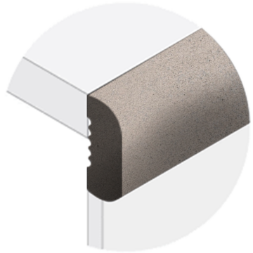 Powerhold LVT Verity 2.5mm Adjustable Stair Nose 059 - Pumice