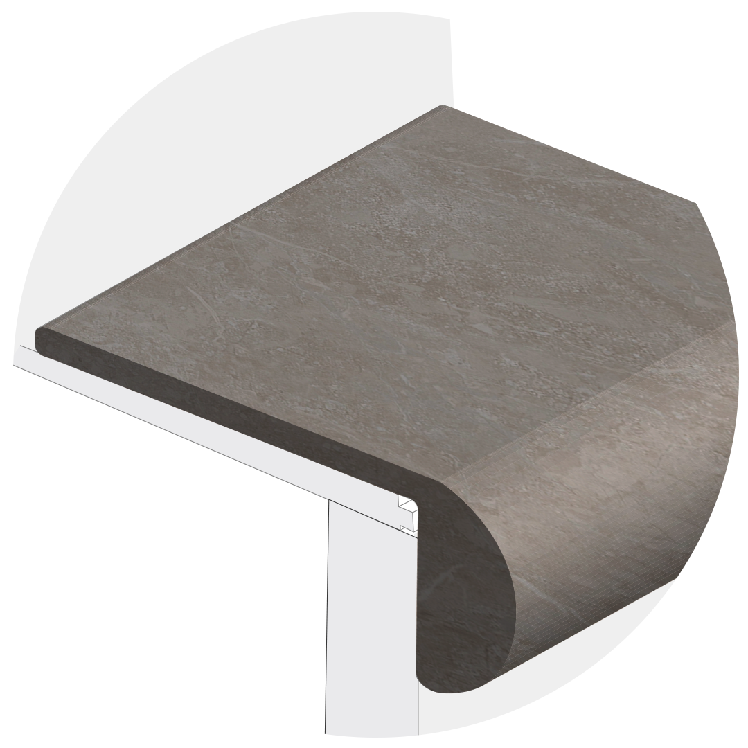 Powerhold LVT Verity 2.5mm Stair Nose 298 - Lucid