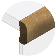 Powerhold LVT Natchez Adjustable Stair Nose 059 - Acadia