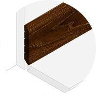 Powerhold LVT Natchez Wall Base 294 - Arbor