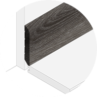 Powerhold LVT Natchez Wall Base 294 - Plantation