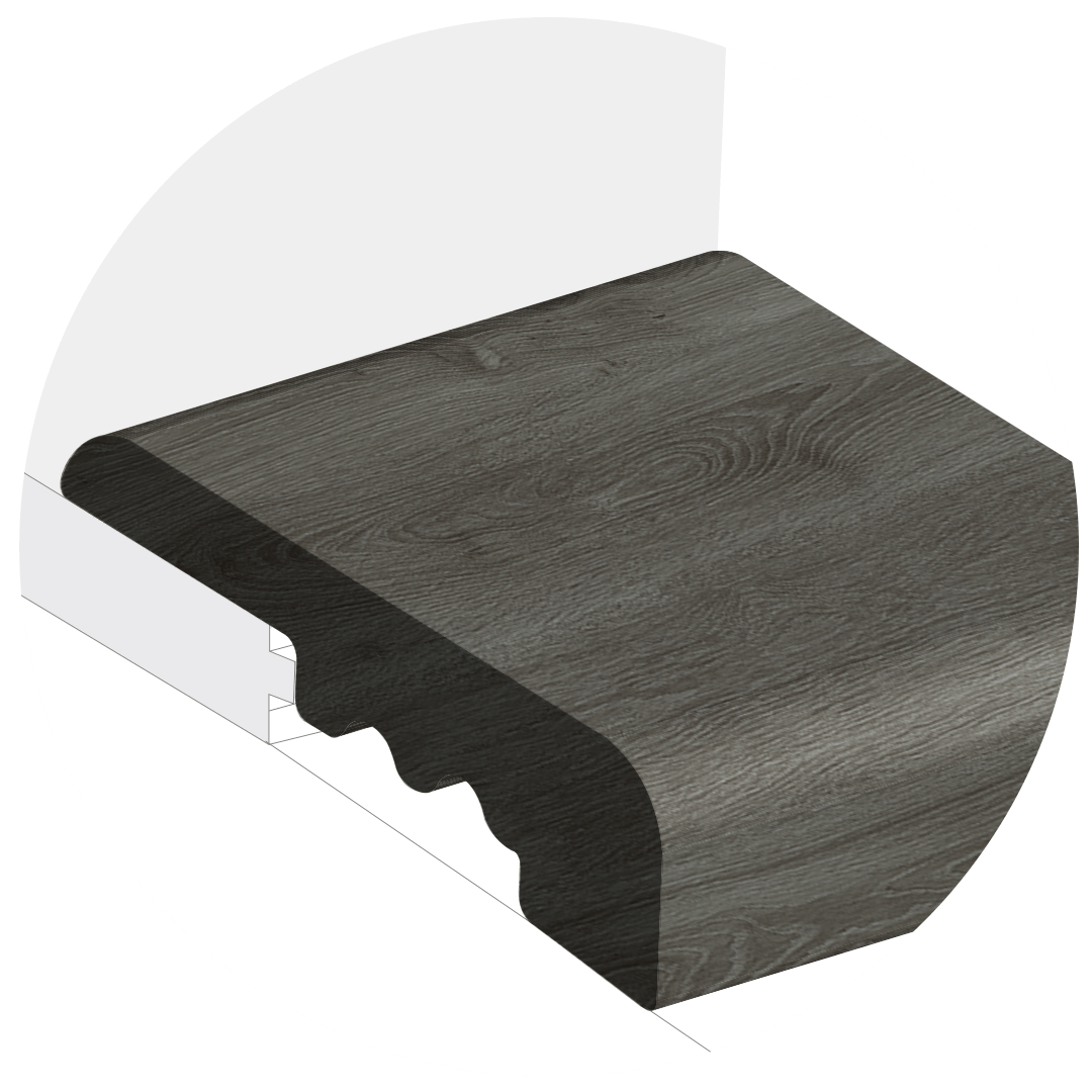 Powerhold LVT Natchez Square Nose 300 - Fossil Gray