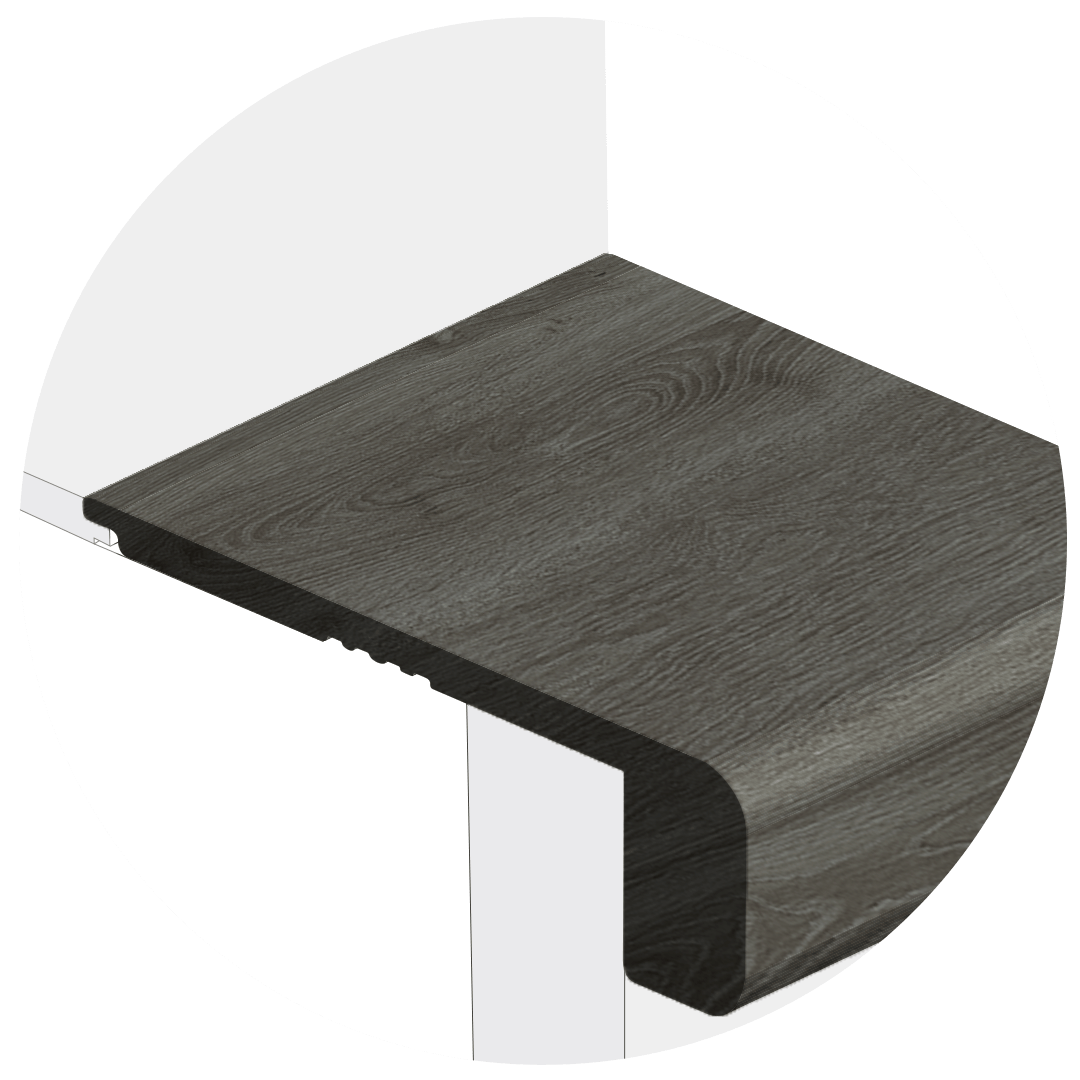 Powerhold LVT Natchez Stair Nose 340 - Plantation