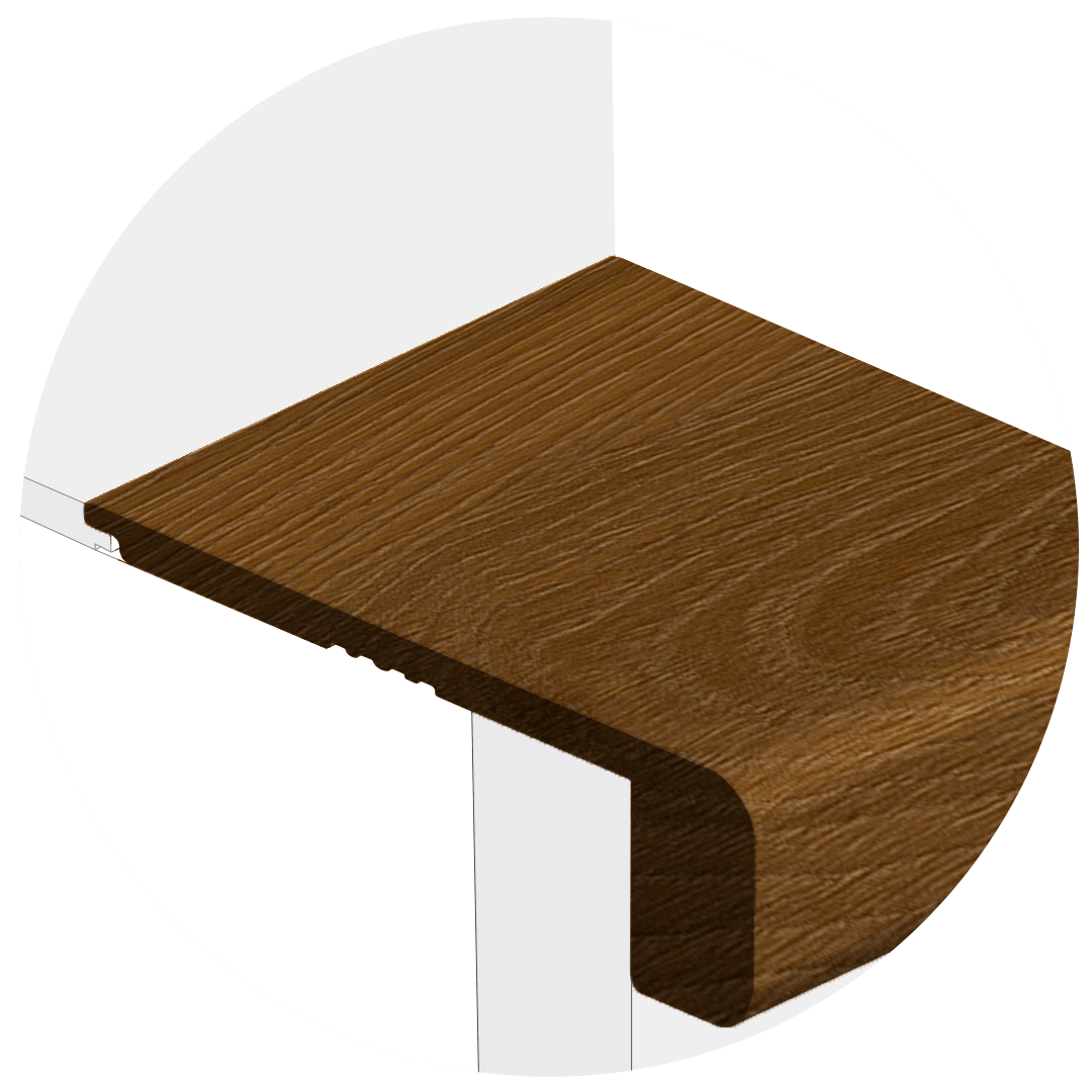Powerhold LVT Natchez Stair Nose 340 - Whinchester