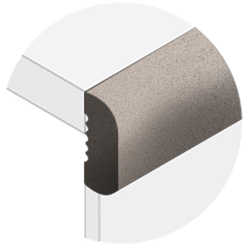 Powerhold LVT Verity 2.5mm Adjustable Stair Nose 059 - Pumice