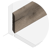 Powerhold LVT Natchez Wall Base 294 - Ash