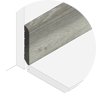 Powerhold LVT Natchez Wall Base 294 - Fossil Gray