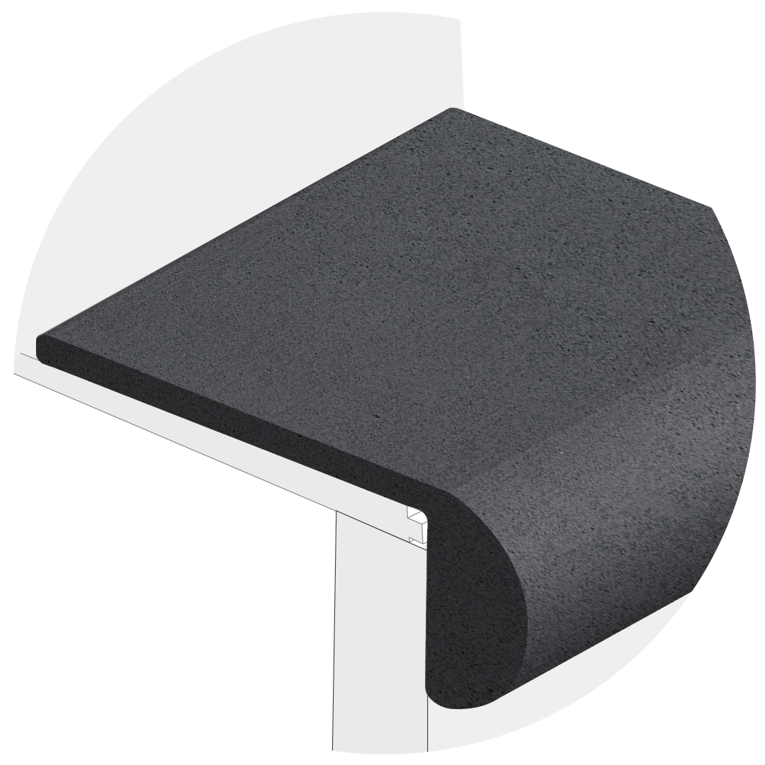Powerhold LVT Verity 2.5mm Stair Nose 298 - Basalt