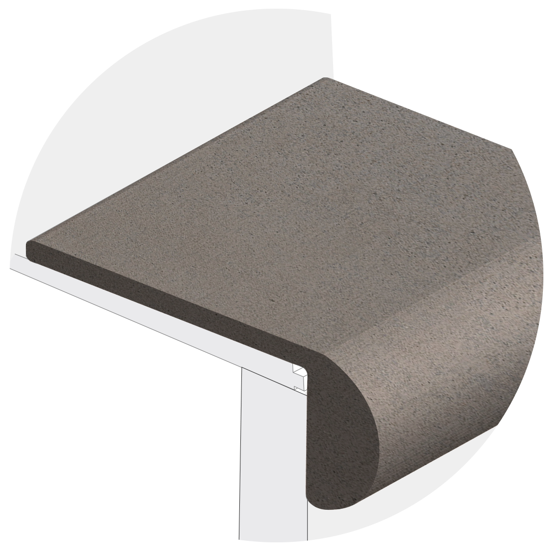 Powerhold LVT Verity 2.5mm Stair Nose 298 - Pumice