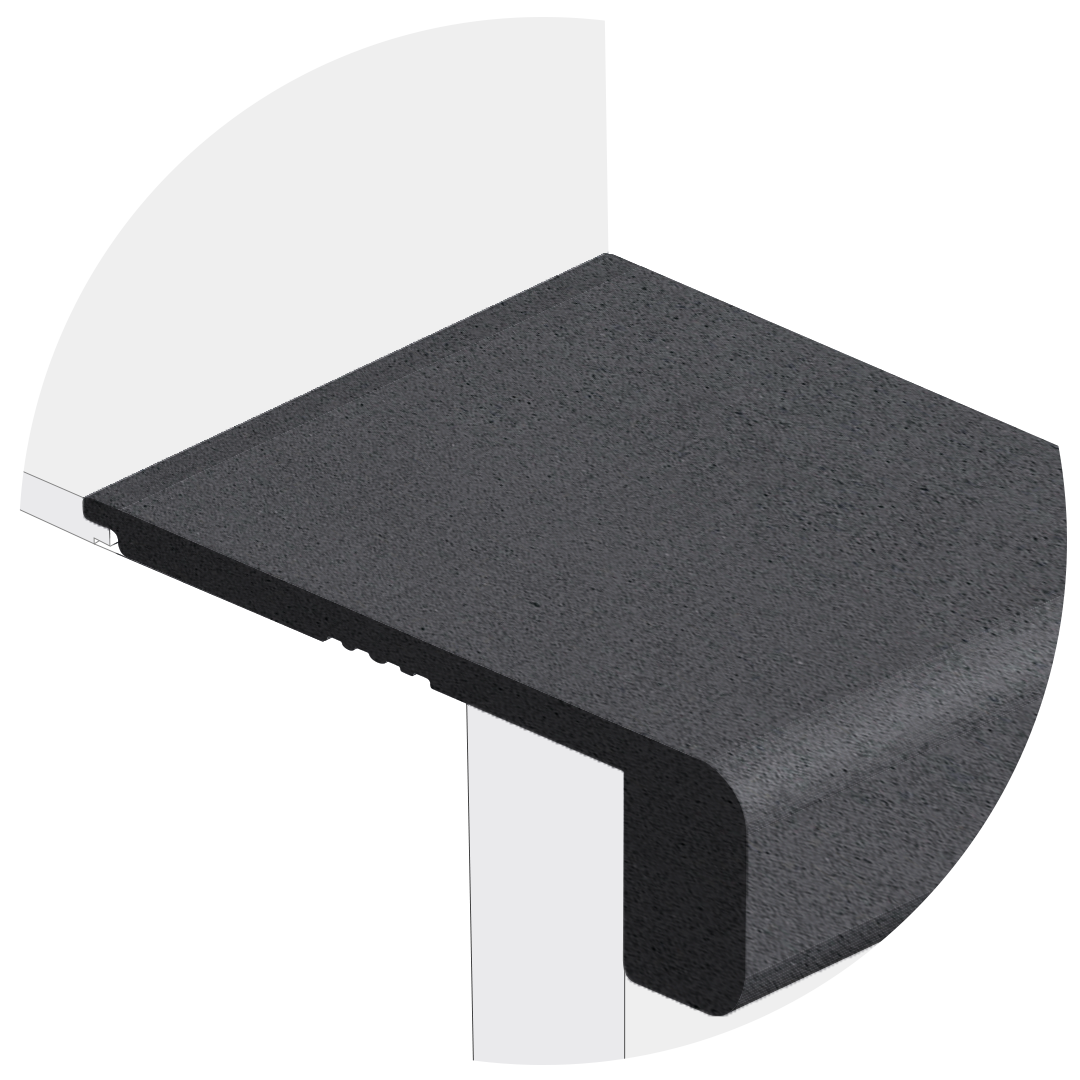 Powerhold LVT Verity 2.5mm Stair Nose 340 - Basalt