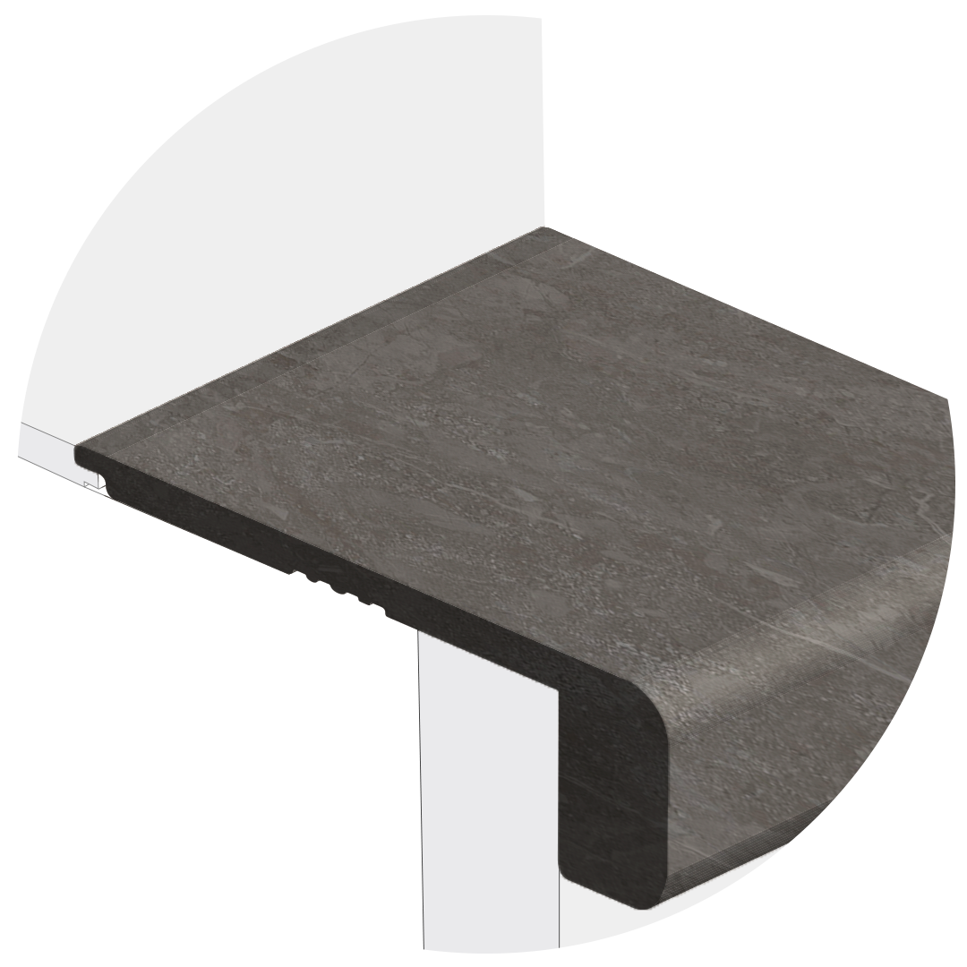 Powerhold LVT Verity 2.5mm Stair Nose 340 - Delve