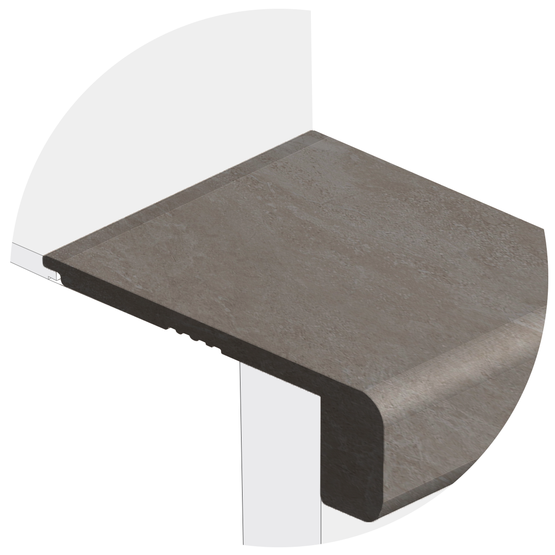 Powerhold LVT Verity 2.5mm Stair Nose 340 - Meld