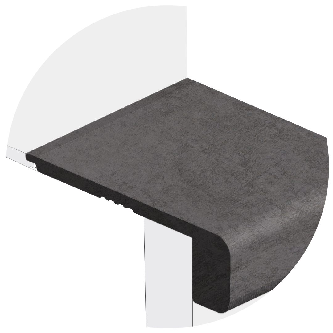 Powerhold LVT Verity 2.5mm Stair Nose 340 - Mink