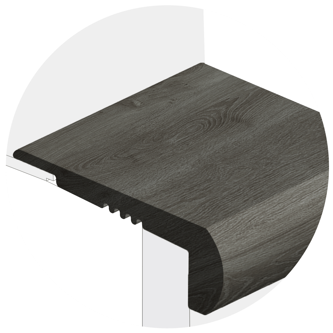 Powerhold LVT Natchez Stair Nose 273 - Fossil Gray