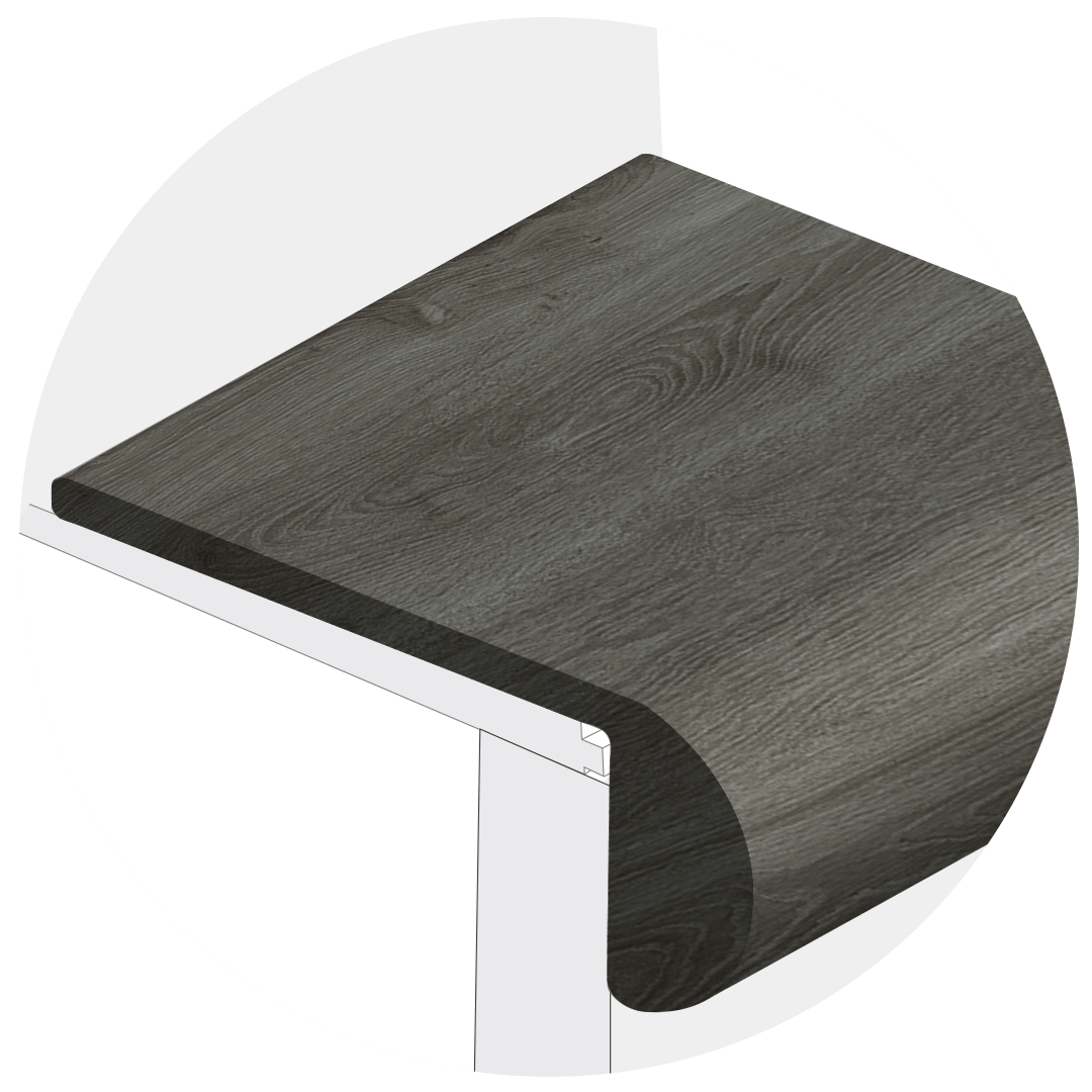 Powerhold LVT Natchez Stair Nose 298 - Plantation