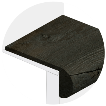 Powerhold LVT Natchez Stair Nose 298 - Stonehenge