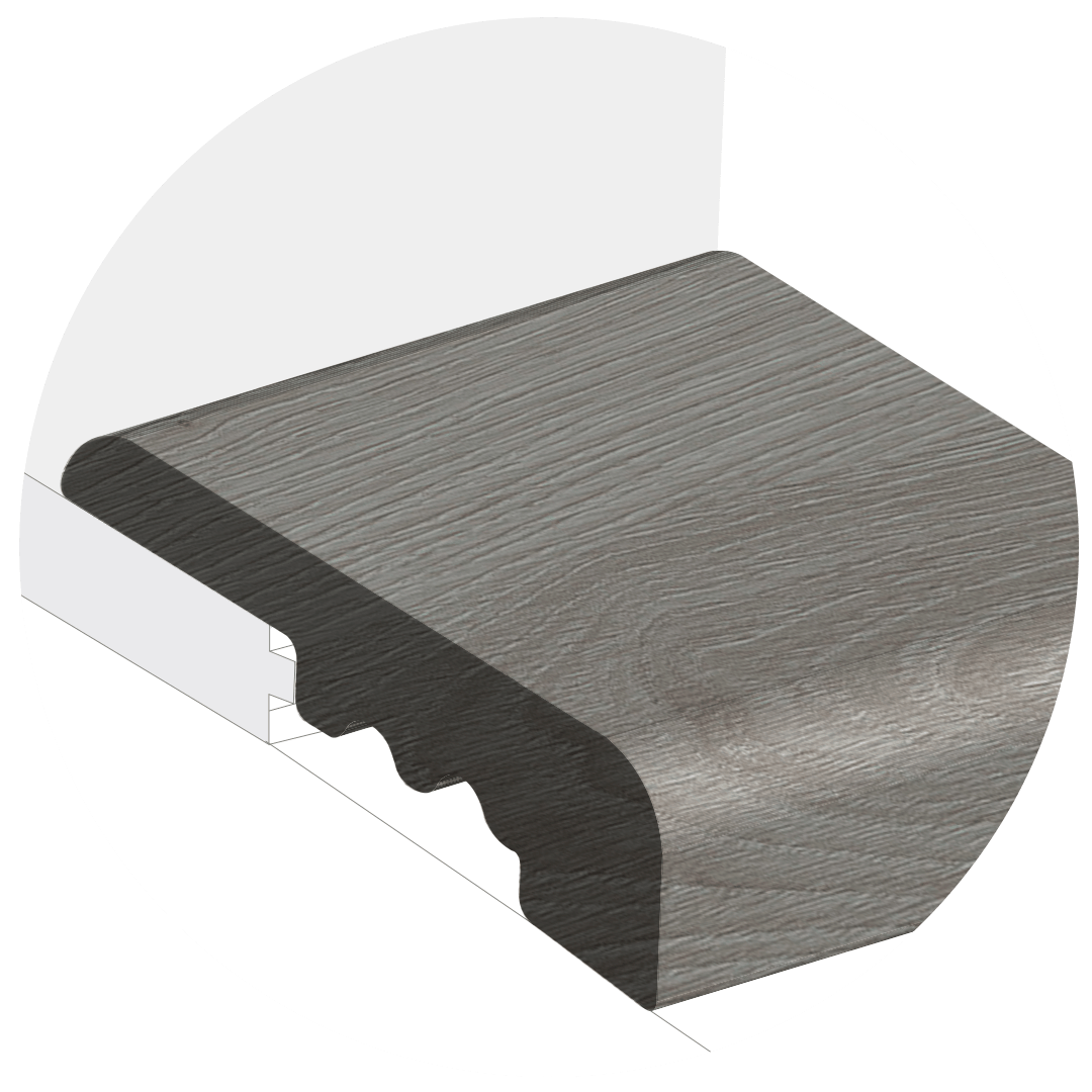Powerhold LVT Natchez Square Nose 300 - Oyster