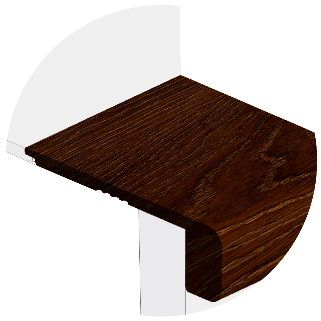 Powerhold LVT Natchez Stair Nose 340 - Arbor
