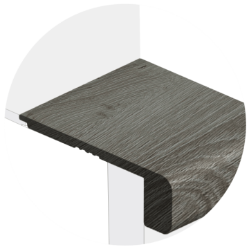 Powerhold LVT Natchez Stair Nose 340 - Ash